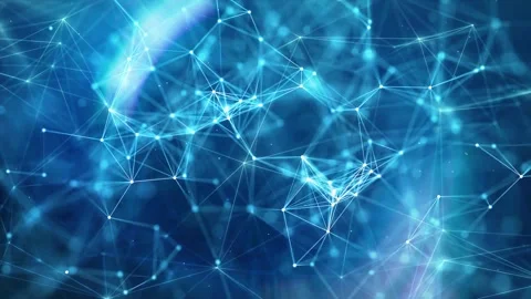 Futuristic Plexus Motion Connection, Science and Technology Background Видео 302914668