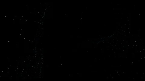 Futuristic polygonal background of connected dots and lines Video stock 106248838