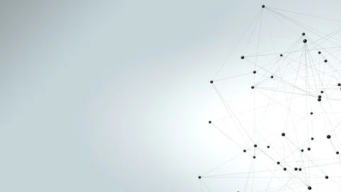 Futuristic polygonal background of low poly technology surface. Video stock 103538036
