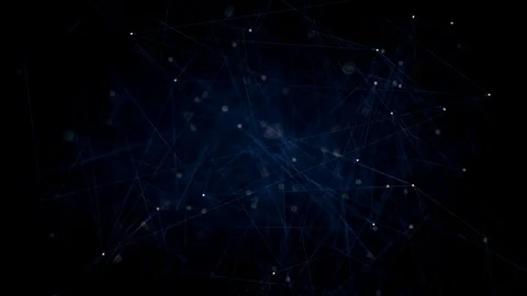 Futuristic polygonal background of low poly technology surface. Video stock 103538802