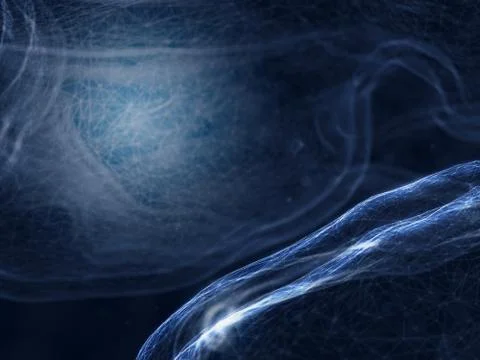 Futuristic polygonal background of low poly surface. Abstract 3d rendering. Stock Illustration