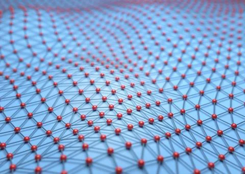 Futuristic polygonal background of low poly surface. Abstract 3d rendering. Stock Illustration