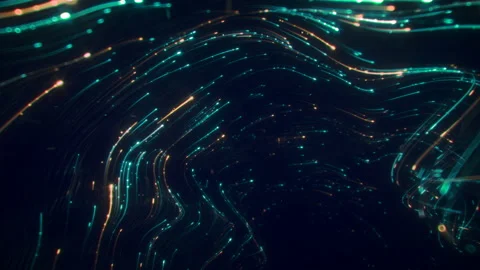 Futuristic portal 3D render seamless loop animation Stock Footage 157085914