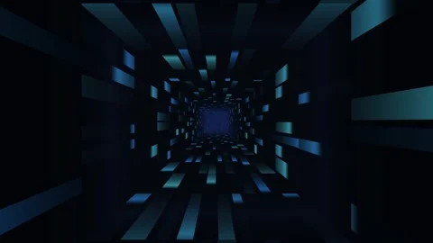 Futuristic portal flight background creates dynamic visual Video stock 342463998