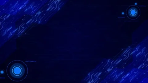 Futuristic printed circuit board. 3D network technology background. Digital Stock Footage 312177352