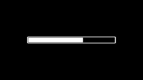 Futuristic progress loading bar, Receiving progress bar, Receiving bar load.. Stock Footage 310417129