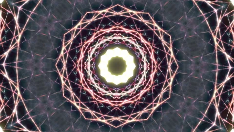 Futuristic psychedelic rotating twisting pattern hypnotic rotating loop Stock Footage 158110130