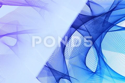 Futuristic Purple Blue Teal Wallpaper With Fluid Motion PSD Template
