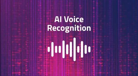 Futuristic Purple Coding Terminal Interface with Artificial Intelligence Vo.. Stock-Illustration