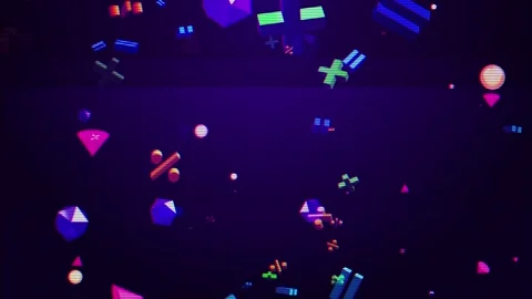 Futuristic purple data mesh visual connected polygon waves, floating keyword lab 스톡 동영상 340524863