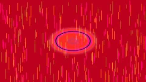Futuristic purple digital vortex tunnel with glowing data streams and particl Stock Footage 336162667