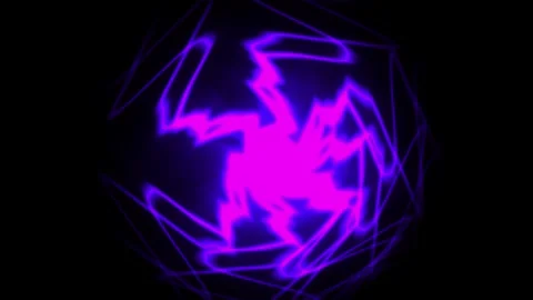 Futuristic purple neon light with seamless looping motion 库存影片 339824937
