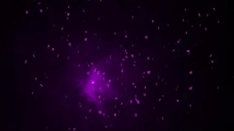 Futuristic purple particles and glowing light exploding on abstract background Stock Footage 334233210