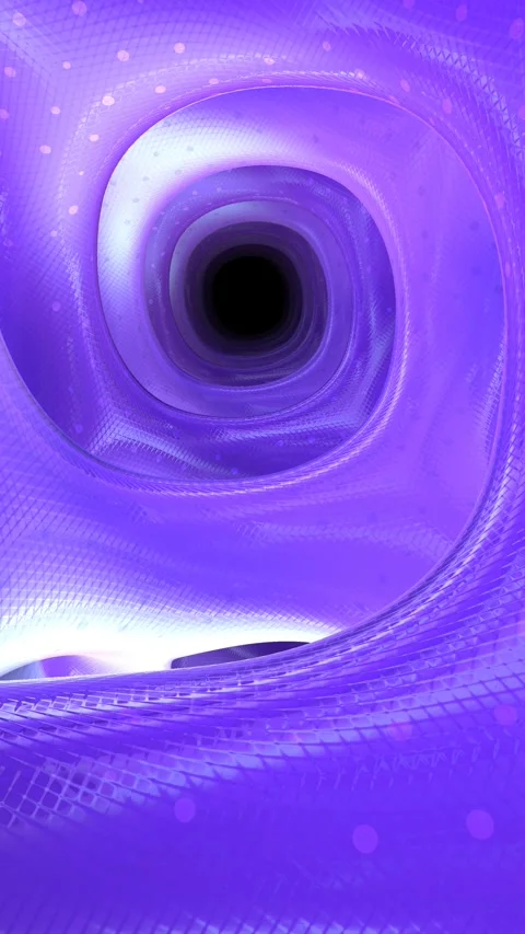 Futuristic Purple Vortex Tunnel Motion Background Stock Footage 342909637