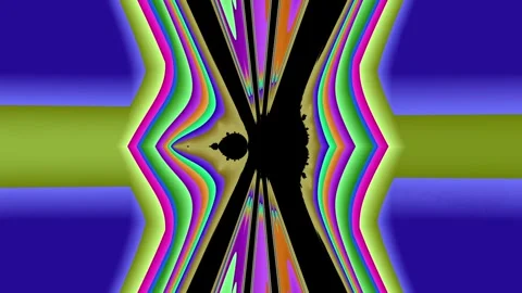 Futuristic radial neon abstract loop with rotating lines and digital motion Stock-Footage 333398425