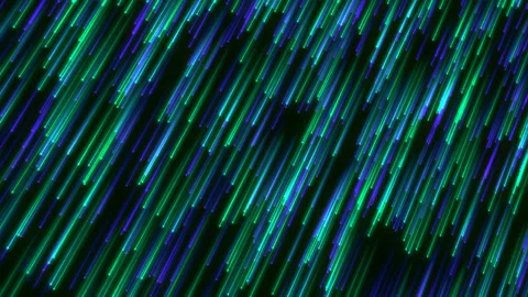 Futuristic Rain Flow Particles Background. Creative Abstract Pattern Stock-Footage 134813136