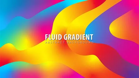 Futuristic rainbow fluid layer vector illustration. Colorful abstract backg.. Illustrazione stock