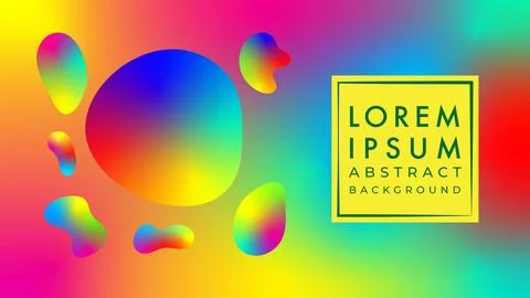 Futuristic rainbow splash vector illustration. Vivid color gradient mesh li.. 스톡 일러스트