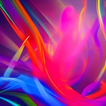 Futuristic random image background, colourful cloud smoke abstract line desig 스톡 일러스트