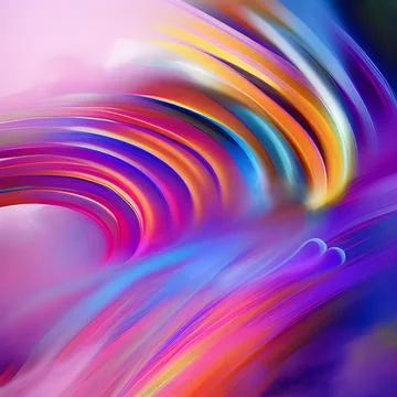 Futuristic random image background, colourful cloud smoke abstract line desig 스톡 일러스트