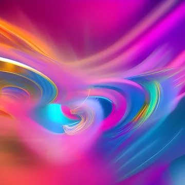 Futuristic random image background, colourful cloud smoke abstract line desig 스톡 일러스트