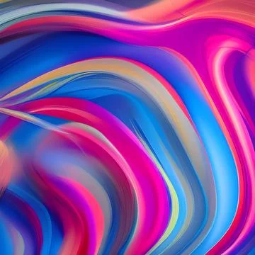 Futuristic random image background, colourful cloud smoke abstract line desig 스톡 일러스트