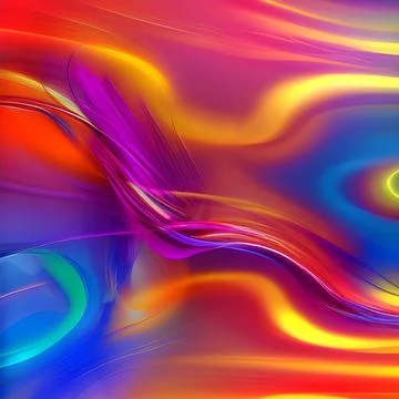 Futuristic random image background, colourful cloud smoke abstract line desig 스톡 일러스트