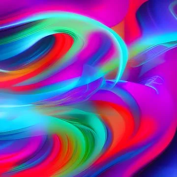 Futuristic random image background, colourful cloud smoke abstract line desig 스톡 일러스트