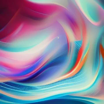 Futuristic random image background, colourful cloud smoke abstract line desig 스톡 일러스트