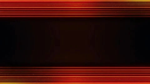 Futuristic red glowing light lines loop presentation background Stock Footage 346583624