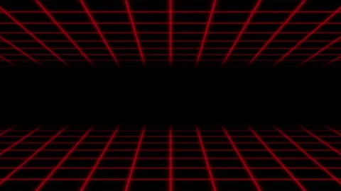 Futuristic Red Grid stage Table Line Stock Footage 131653544