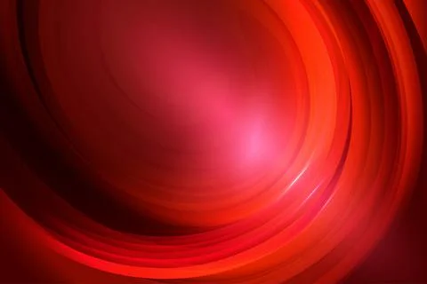 Futuristic red lines with shine on the dark background. Stock Illustration