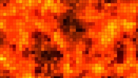Futuristic red purple pixelated tiles mosaic. pixel block background. technol Stock Footage 121436770