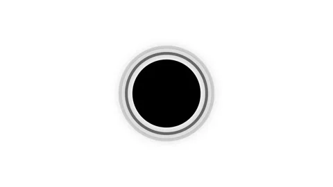 Futuristic Red Recording Button HUD Animation Loop Stock Footage 344288800