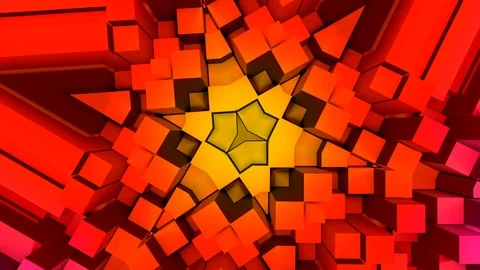 Futuristic red star background Stock Footage 104622591