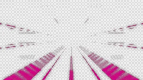 A futuristic red tunnel in cyberspace 스톡 동영상 340254522