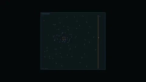 Futuristic Resource Vector HUD Seamless Loop Stock Footage 342141602