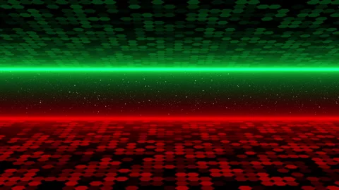Futuristic Retro Grid And High Tech Retro Background Animation Stock Footage 348048571