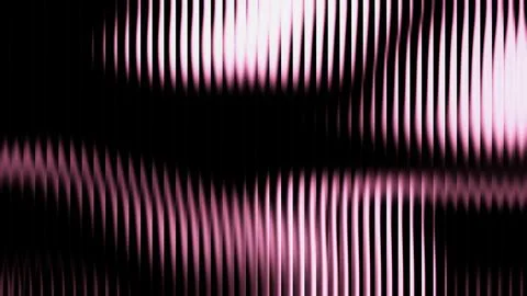 Futuristic ribbed metallic visual in magenta and pink colors with textured .. Stock Illustration