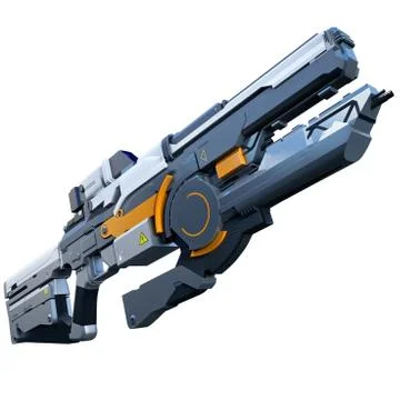 Futuristic rifle Stock Illustration