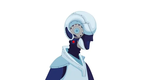 Futuristic Robot Design Stock Footage 300926163