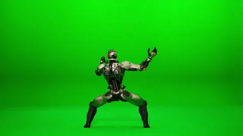 Futuristic Robot Dynamic Movement Asset Stock Footage 321920913