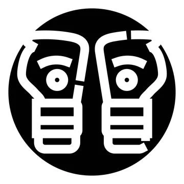 Futuristic robot eyes mask concept protection technology Stock Illustration