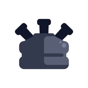 Futuristic robot head looking up showing artificial intelligence concept Stock Illustration