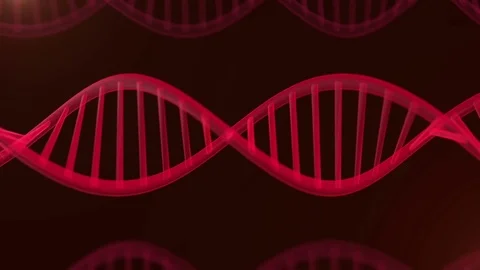 Futuristic rotating DNA strand. Stock Footage 84980271