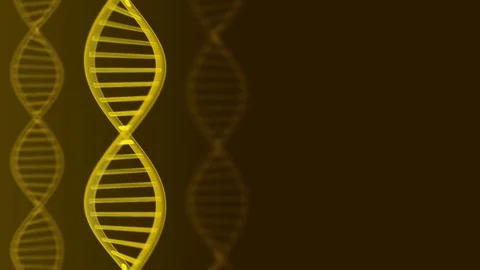 Futuristic rotating DNA strand. Stock Footage 84980415