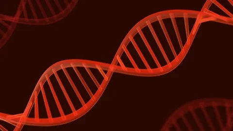 Futuristic rotating DNA strand. Stock Footage 84981244