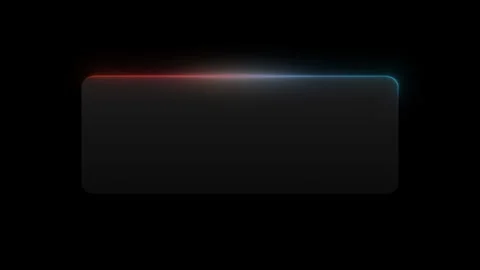 Futuristic SaaS panel layout blank rounded text box with glowing edges. Stock-Footage 336647289