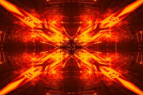 Futuristic Sci-Fi Complex New Era abstract. Hi tech Cyber Space, Advanced Tec Foto stock