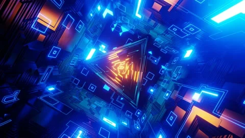 Futuristic Sci-Fi Environment VR Background Loop 4K Stock Footage 168148763